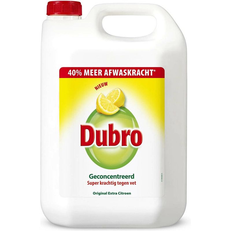 Foto van Dubro afwasmiddel extra citroen 5 liter