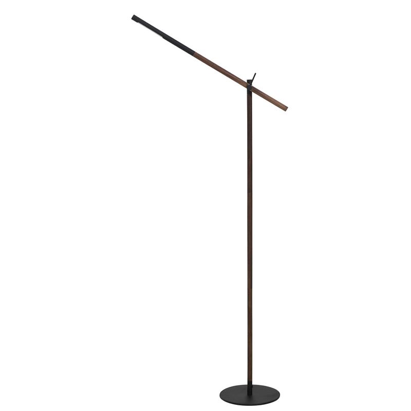 Foto van Light & living - vloerlamp baltus - 70x23x130cm - zwart