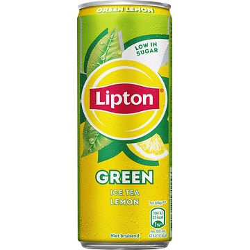 Foto van Lipton ice tea green lemon 250ml bij jumbo