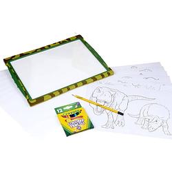 Foto van Crayola - light up tracing pad dinosaur edition - tekentablet dino