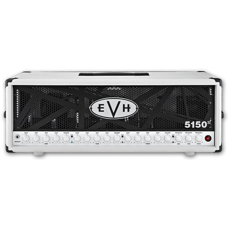 Foto van Evh 5150iii 100w buizen versterker top ivoor