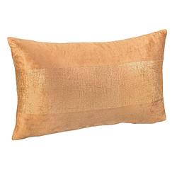 Foto van Casa di elturo velvet kussen sparcle - oker geel/goud 30 x 50 cm (incl. vulling)