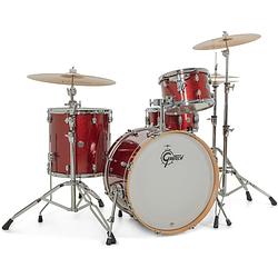 Foto van Gretsch drums ct1-r424-pb catalina club piano black 4d. shellset (incl. snaredrum)