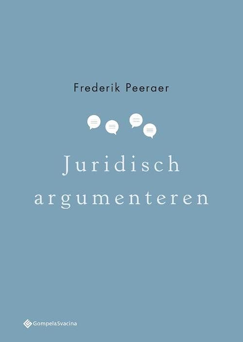 Foto van Juridisch argumenteren - frederik peeraer - paperback (9789463711708)