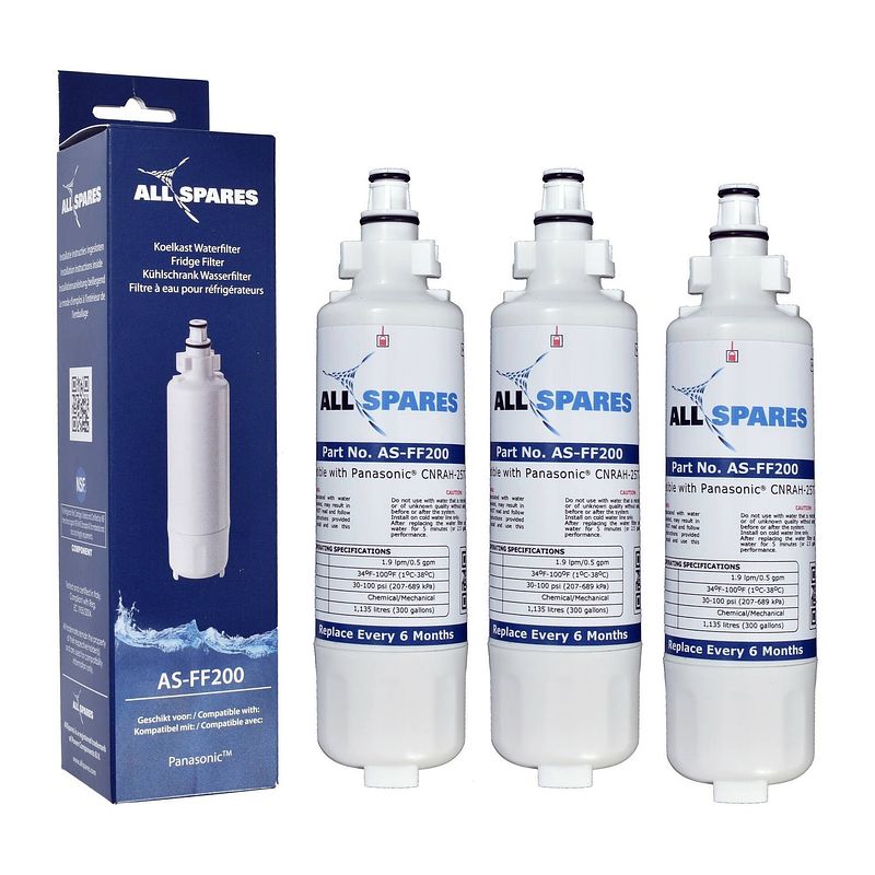 Foto van Allspares panasonic waterfilter (3x) geschikt voor cnrah-257760