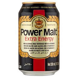 Foto van Power malt extra energy blik 330ml bij jumbo