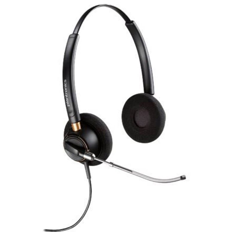 Foto van Plantronics hw520v encorepro on ear headset kabel telefoon stereo