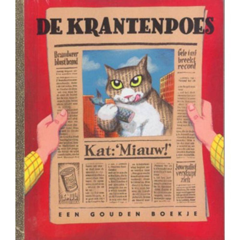 Foto van De krantenpoes