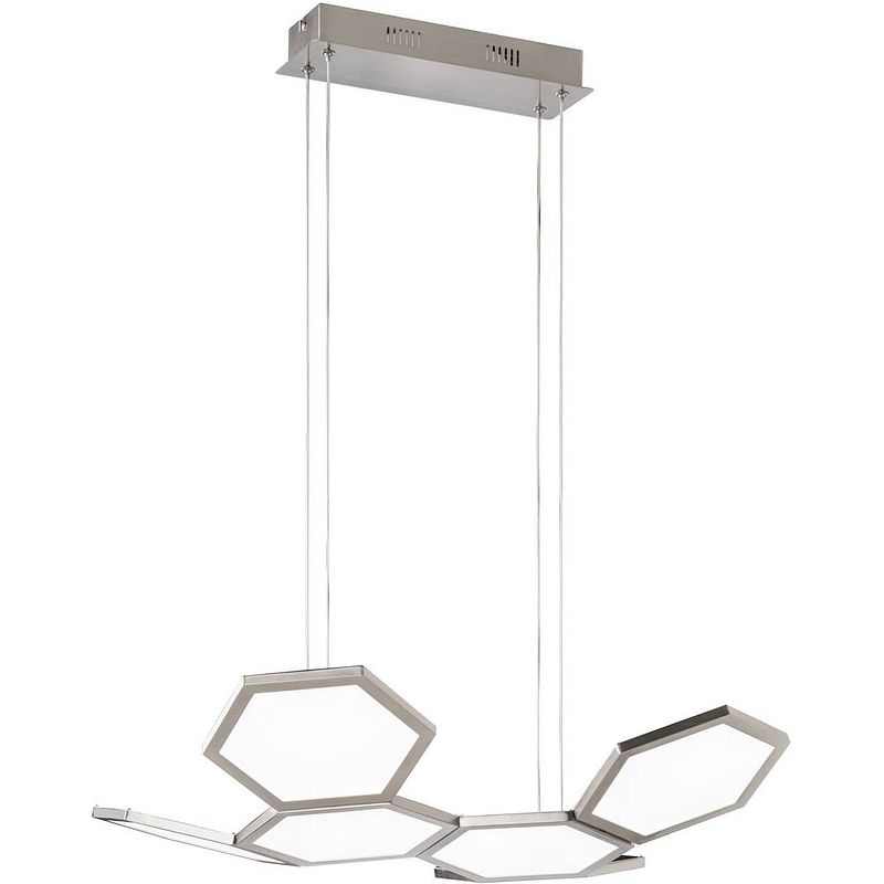 Foto van Wofi signe 6323.01.64.8000 led-hanglamp 26 w zilver