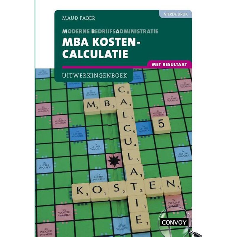 Foto van Mba kostencalculatie met resultaat