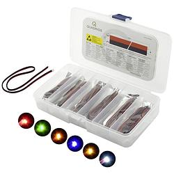 Foto van Quadrios led-assortiment rood, groen, geel, blauw, wit, amber 20 ma 3.0 v