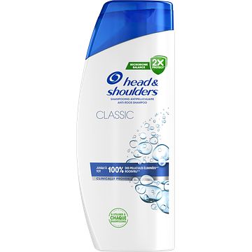 Foto van Head & shoulders classic antiroos shampoo 400ml voor dagelijks gebruik. fris gevoel bij jumbo