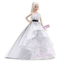Foto van Barbie signature - 60-jarig jubileum barbie blond en diamanten jurk - pop fashion model
