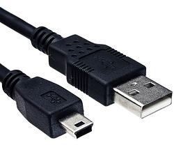 Foto van Mini usb kabel voor vele foto- en videocamera's