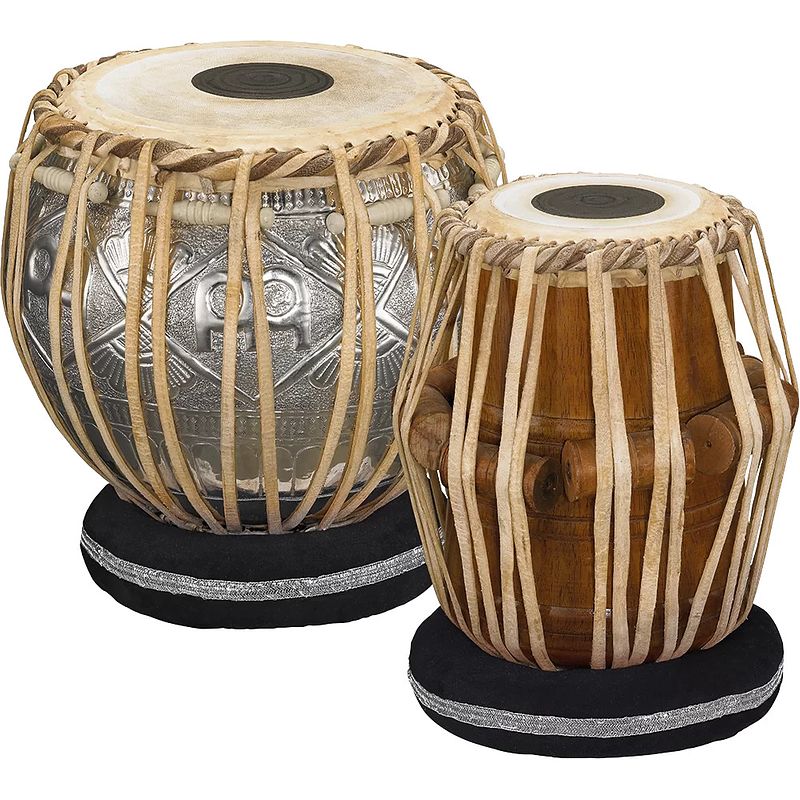 Foto van Meinl tabla 5.5 inch dayan & 8.5 inch dayan tabla set