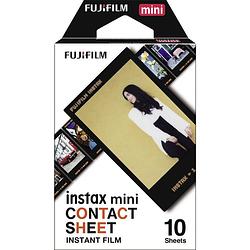 Foto van Fujifilm instax mini contact sheet point-and-shoot filmcamera