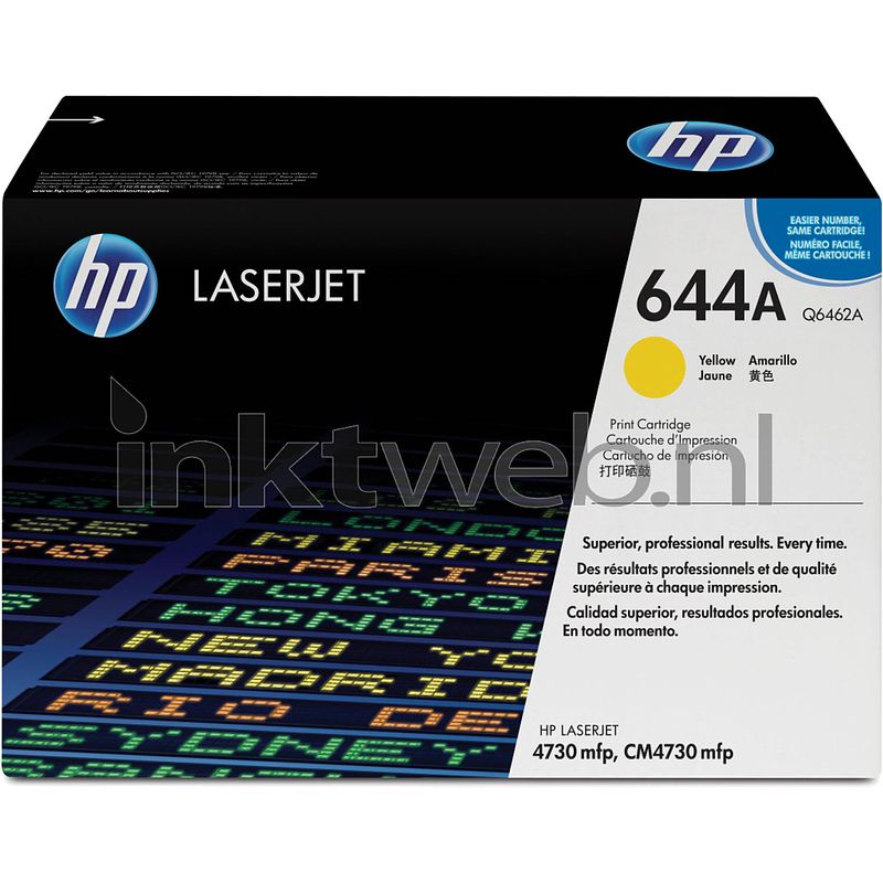 Foto van Hp 644a geel toner