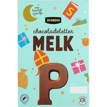 Foto van Jumbo chocoladeletter melk p 135g