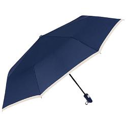 Foto van Perletti paraplu automatisch dames 98 cm polyester blauw