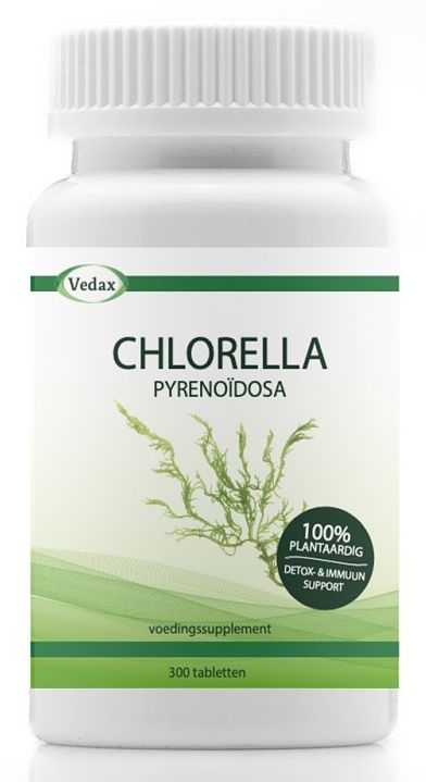 Foto van Vedax chlorella pyrenoïdosa tabletten