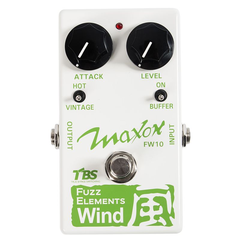 Foto van Maxon fw10 fuzz elements wind fuzz effectpedaal