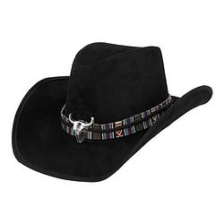 Foto van Boland party carnaval verkleed cowboy hoed rodeo - zwart - volwassenen - polyester - verkleedhoofddeksels