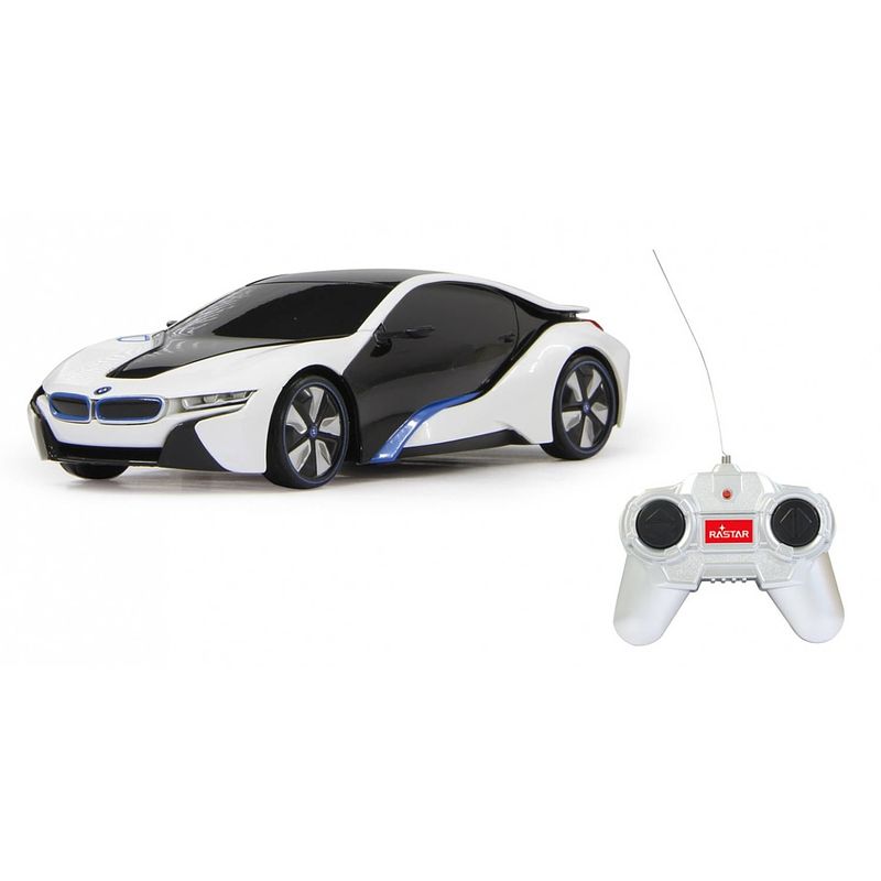 Foto van Rastar rc bmw i8 jongens 1:24 27 mhz wit