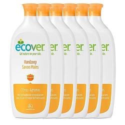 Foto van Ecover handzeep citrus oranjebloesem literfles voordeelverpakking