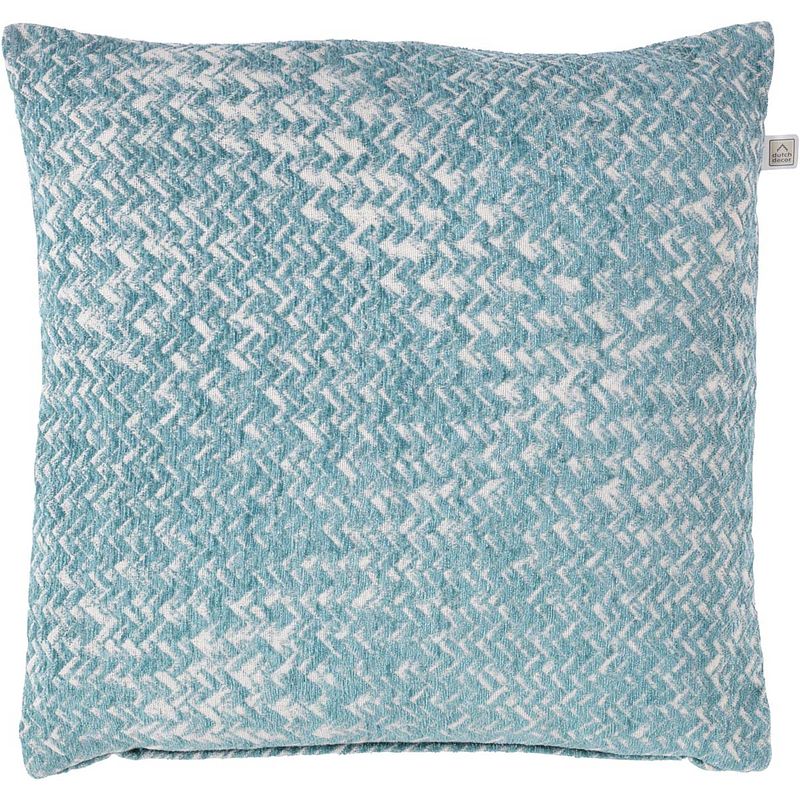 Foto van Dutch decor frenk - kussenhoes lichtjade 45x45 cm - groen - blauw