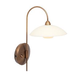 Foto van Klassieke wandlamp - steinhauer - glas - klassiek - g9 - l: 240cm - voor binnen - woonkamer - eetkamer - bruin