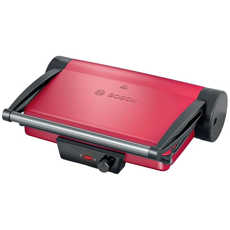 Foto van Bosch haushalt tcg4104 contactgrill elektrisch zwart, rood