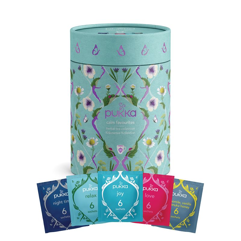 Foto van Pukka herbal tea collections calm favourites giftset bio