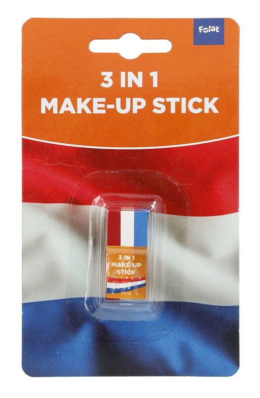 Foto van Oranje schmink stick rood wit blauw