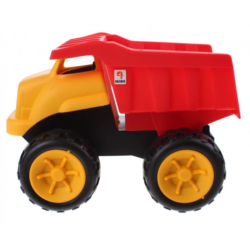 Foto van Jonotoys exquisite touch zandwagen 28 cm geel/rood