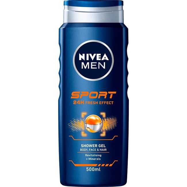 Foto van Nivea men sport shower gel 500ml bij jumbo