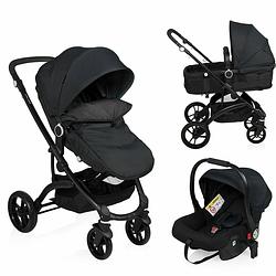 Foto van Little world 3-in-1 kinderwagen city walker zwart lwst003-bk