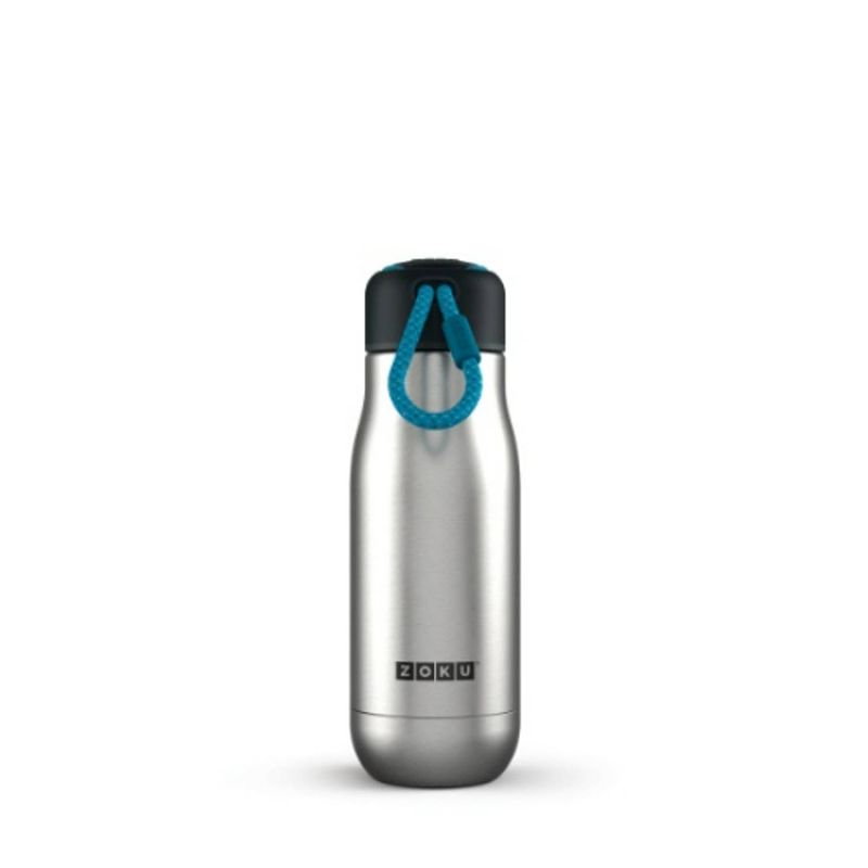 Foto van Thermosfles rvs, 350 ml, zilver - zoku hydration