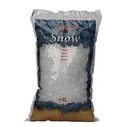 Foto van Kunst sneeuw vlokken 4 liter - decoratiesneeuw