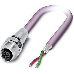 Foto van Phoenix contact 1525610 sensor/actuator steekconnector m12 aantal polen: 2 bus, inbouw 5.00 m 1 stuk(s)