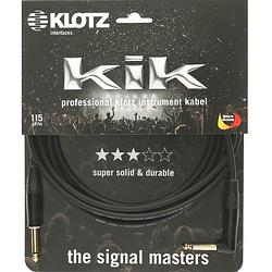 Foto van Klotz kikkg6.0prsw instrumentkabel 6.35mm 2p verguld 6 meter recht-haaks