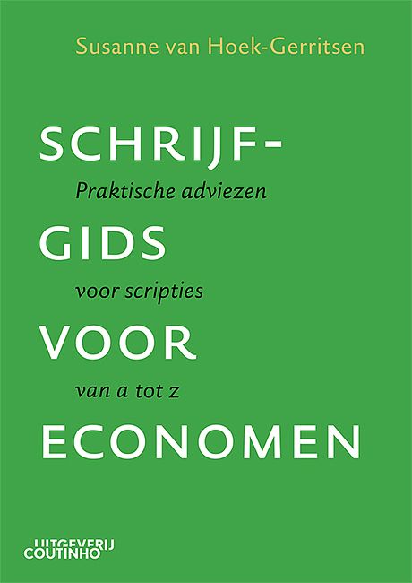 Foto van Schrijfgids voor economen - susanne van hoek-gerritsen - paperback (9789046908587)
