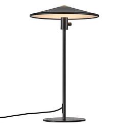 Foto van Nordlux tafellamp balance ø 30 cm h 49,5 cm 3 step dim zwart