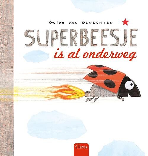 Foto van Superbeesje is al onderweg - guido van genechten - kartonboekje;kartonboekje (9789044851915)