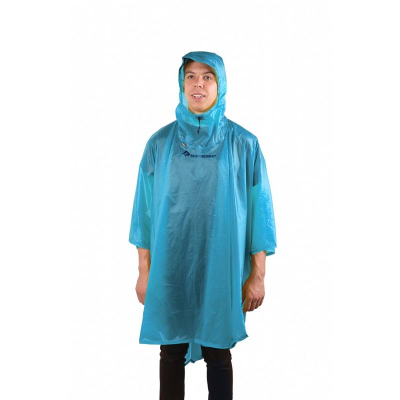 Foto van Sea to summit poncho 15d one size nylon blauw