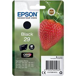 Foto van Epson inktcartridge 29, 175 pagina'ss, oem c13t29814012, zwart 10 stuks