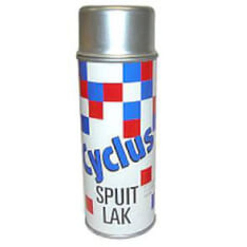 Foto van Cycplus cyclus spuitlak 400cc zilver