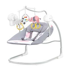 Foto van Kinderkraft - minky - babyswing - babyschommel - schommelstoel - 66 x 64 x 63 cm - 4 kg - roze