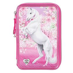 Foto van Miss melody etui cherry blossom 20 cm polyester roze 44-delig