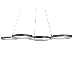 Foto van Beliani pibor - hanglamp-zwart-aluminium