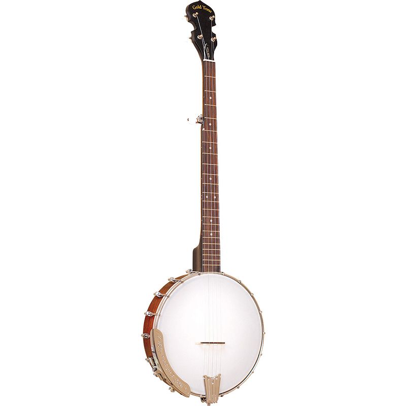 Foto van Gold tone cc-50 cripple creek open back banjo met gigbag